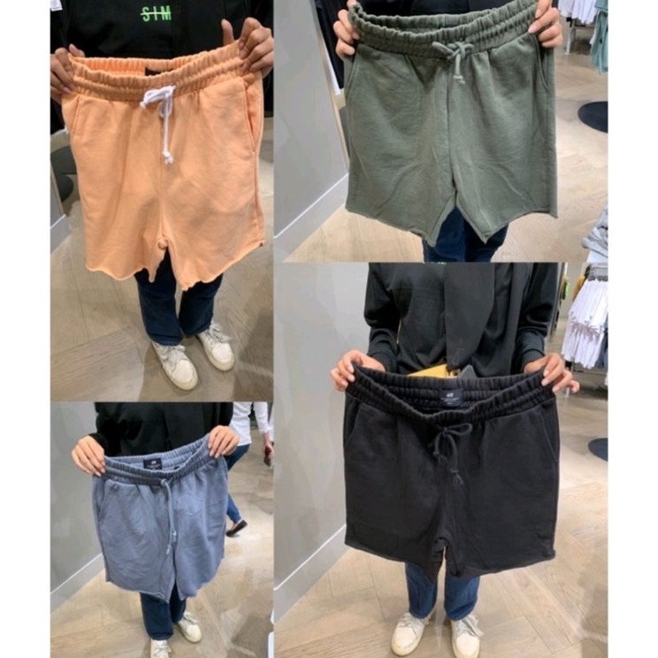 Perfect CELANA PENDEK HM GULUNG short pants hnm pria short pants hm wanita Hot Sale