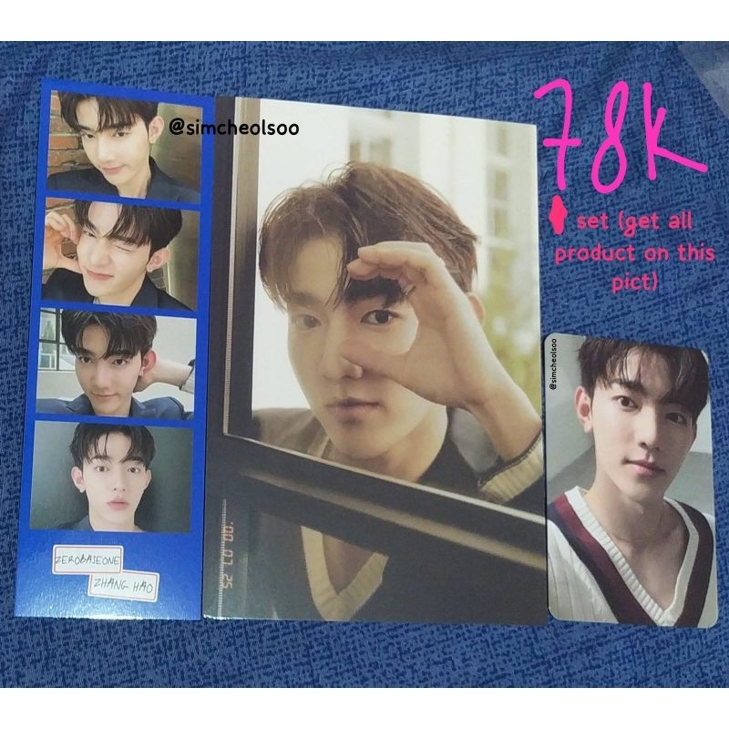[READY STOCK] ZHANG HAO ZEROBASEONE ZB1 INCLUSIONS FANCLUB FANKIT MEMBER KIT MEMKIT MEMBKIT PC PHOTO