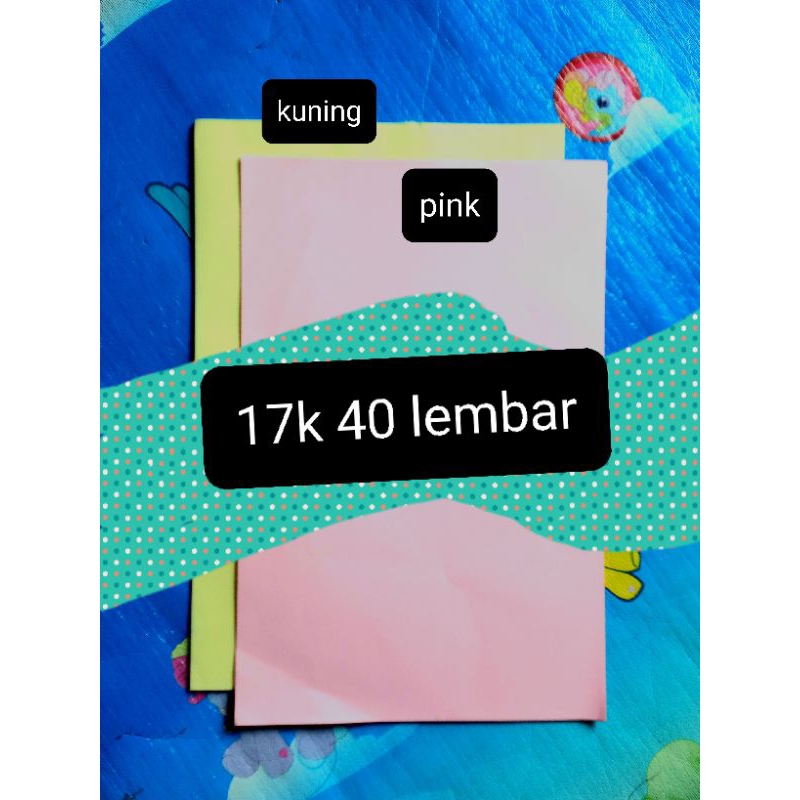 

Kertas hvs berwarna A4