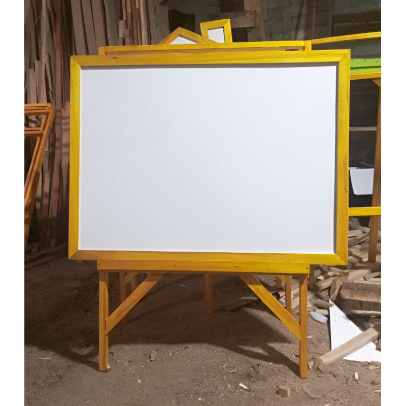 

papan tulis whiteboard standing 60cm x 80cm