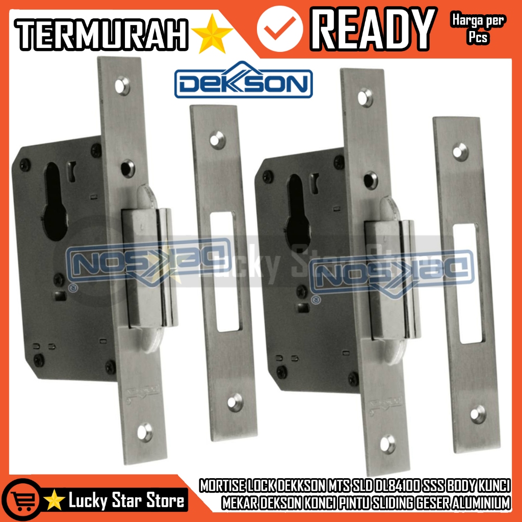 Dekkson MTS L DKS DL84100N SSS Mortise Lock Dekson Door Stainless Stenlis Stainlis Stainles Sleding 