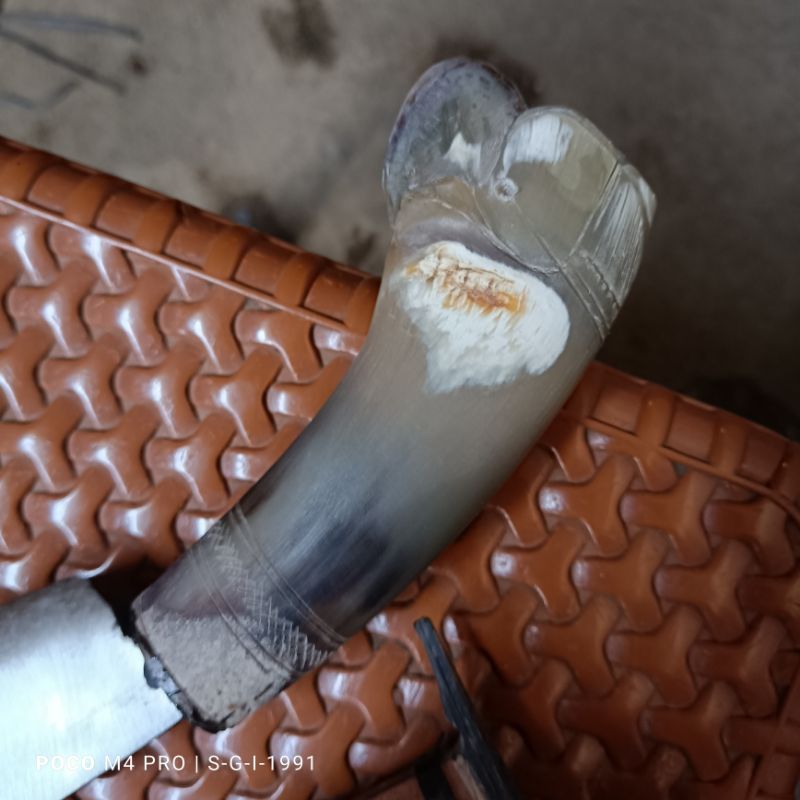 gagang bedog gaplokan cacah tulang daging