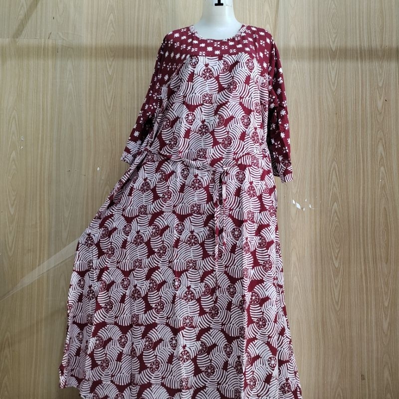 Batik Qonita Boutique, Dress Tasya Jumbo Halus