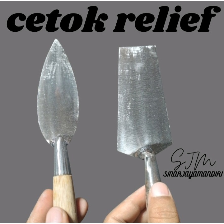 CETOK BONSAI RELIEF UNTUK PEKERJAAN TAMAN DAN BONSAI / CETOK BONSAI / CETOK BENTUK TAMAN