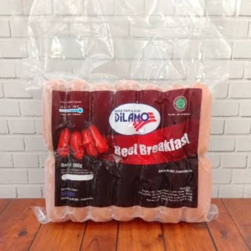 

Dilamo Beef Breakfast 500gr / Sosis Sapi 500gr