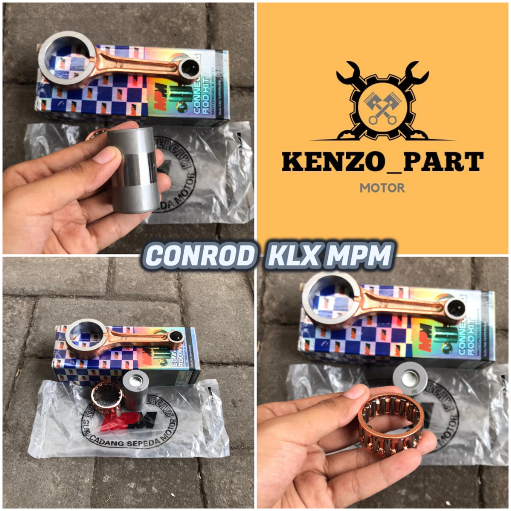 STANG SEHER / CONROD CONNECTING ROD KLX MPM || STANG PISTON STANG SEHER KAWASAKI KLX MERK MPM