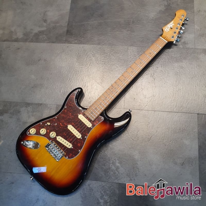Gitar Elektrik Kidal Jet JS 300 SB LH Lefthanded Electric Guitar Sunbrust