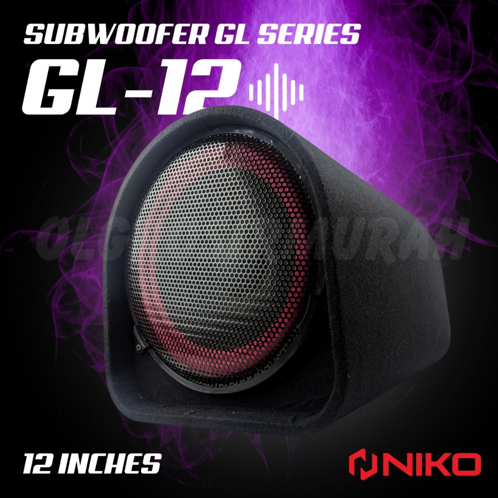 speaker Subwoofer NIKO GL 12 /Speaker Tabung 12 inch / subwoofer car speaker 12 inch 30 watt