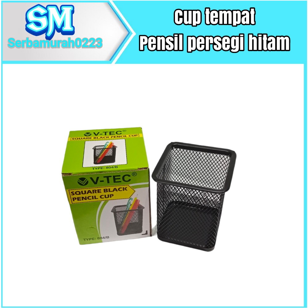 

Tempat pensil / Desk Set Persegi V-Tec 804