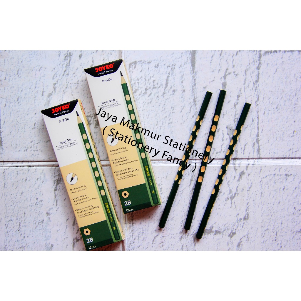 

Pensil 2B Joyko P-8134 Super Grip (1 lusin)