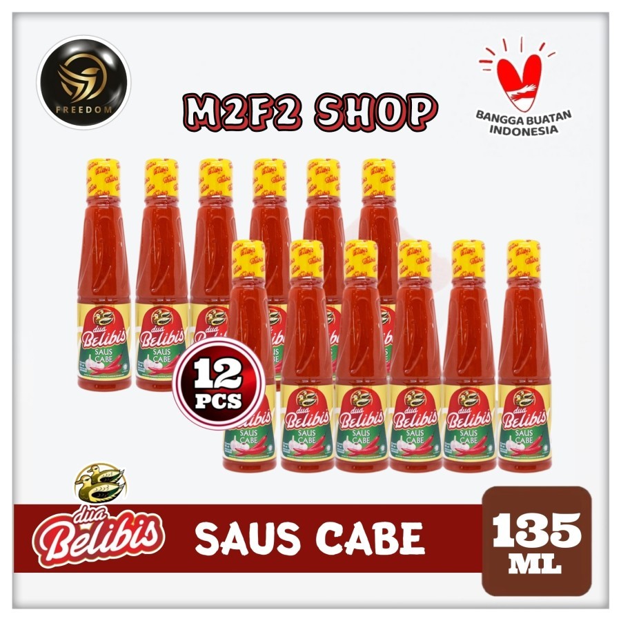 

Dua Belibis Saus Cabe Sambal Botol Pet - 135 ml (Kemasan 12 Pcs)