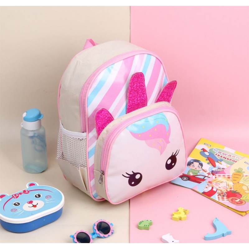 TAS ANAK PEREMPUAN TAS KARAKTER ANAK TAS SEKOLAH TK,PAUD TAS KARAKTER UNICORN BRAND BANDUNG