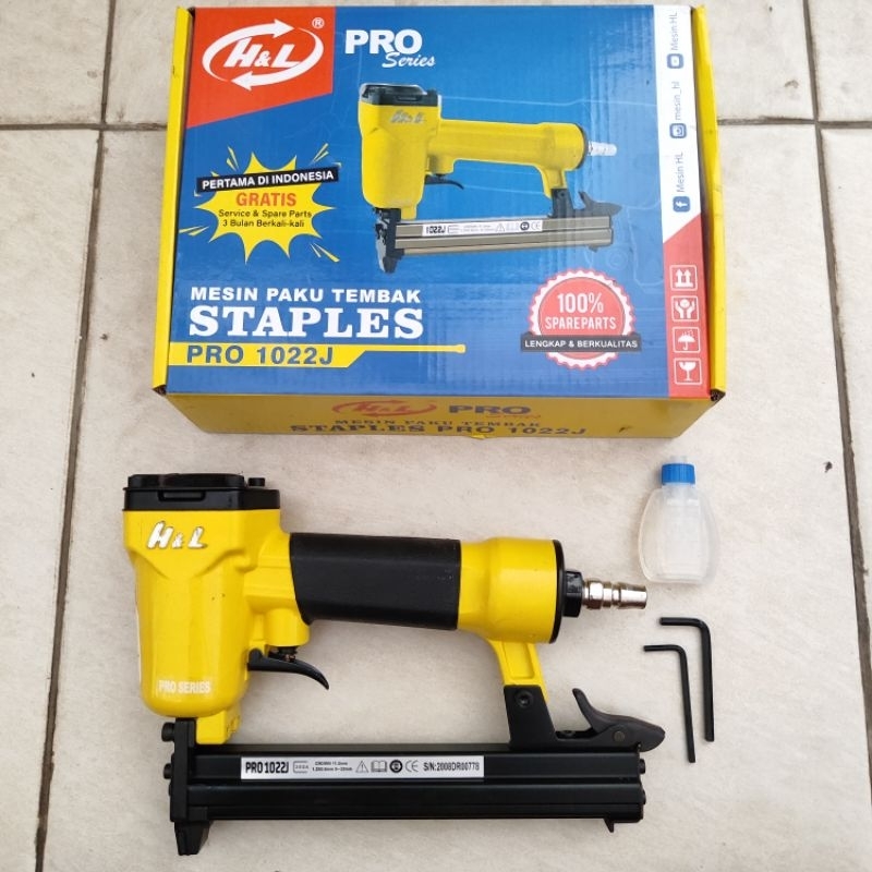 

Mesin Paku Tembak Staples Air Nailer H&L Pro 1022J 1022 J