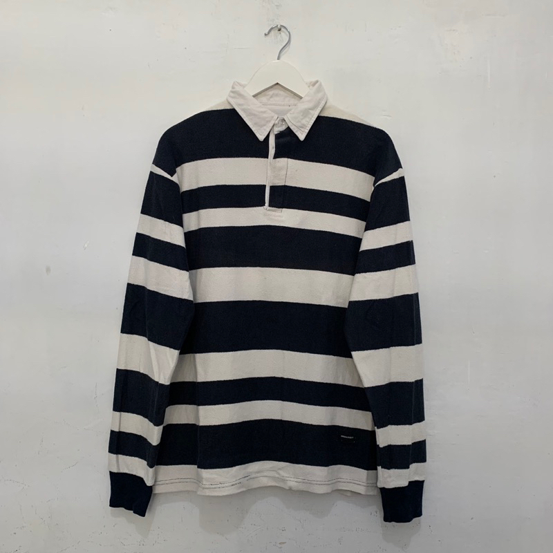 (PRELOVED) OriginalQuzzy Rugby Stripes BW