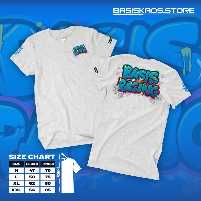 KAOS BASIS RACING  || KAOS RACING ORIGINAL || BAJU KAOS RACING KEREN || KAOS RACING MBOIS || KAOS LO