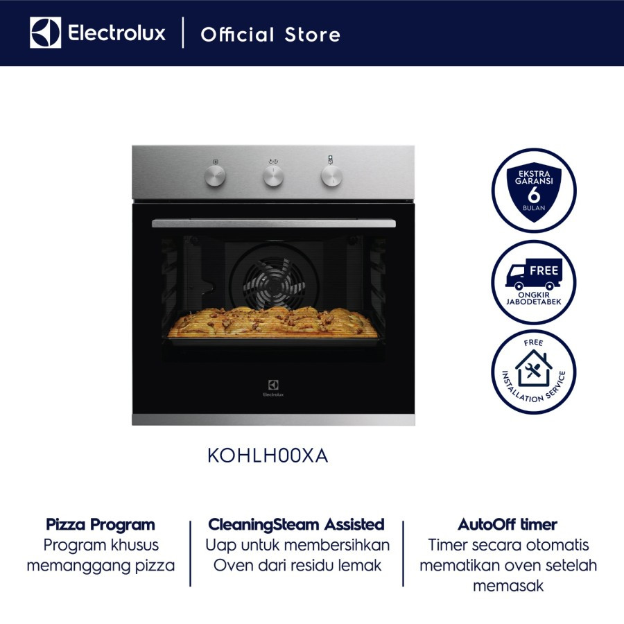 ELECTROLUX OVEN TANAM BUILT IN OVEN KOHLH00XA