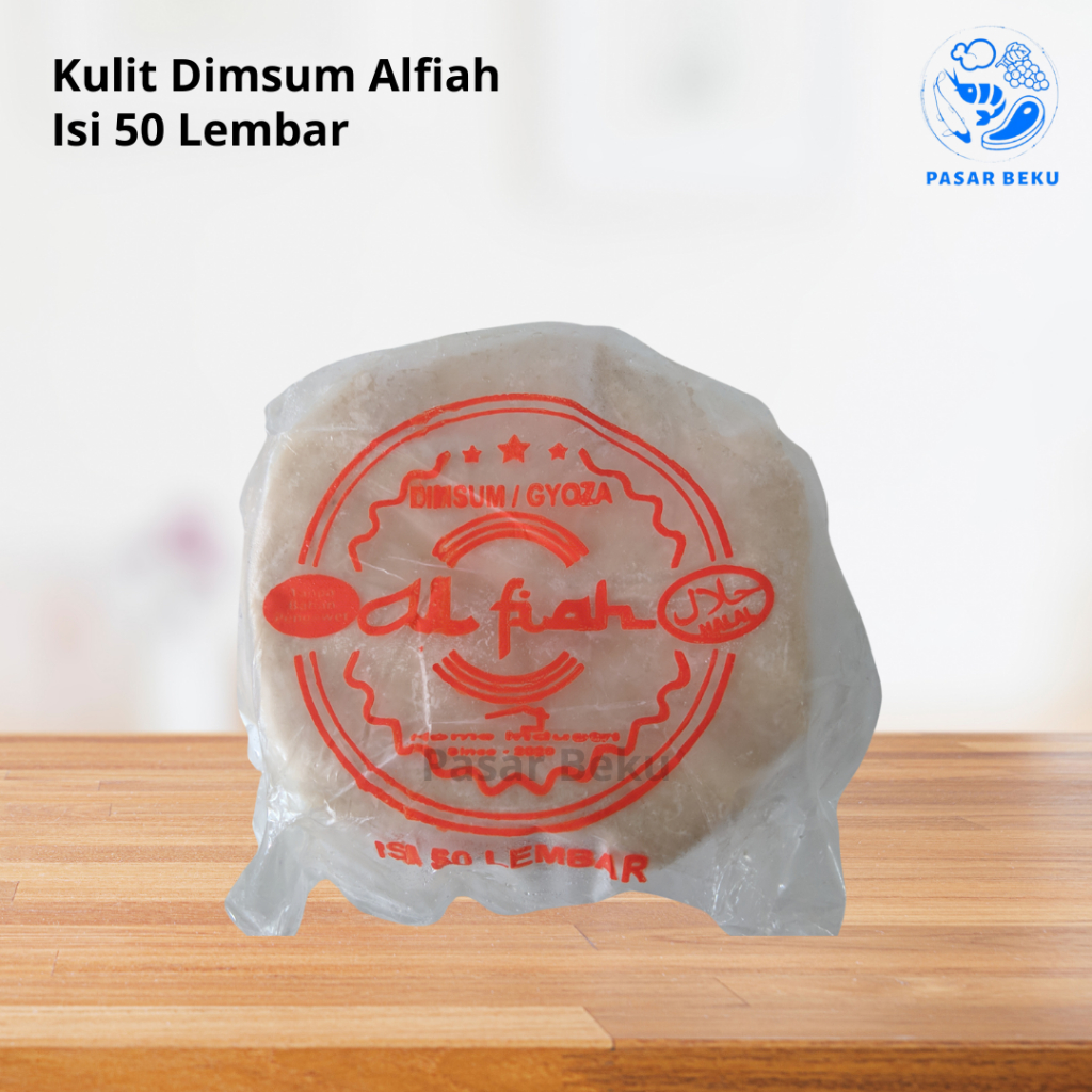 

Kulit Dimsum Alfiah isi 50 Lembar Gyoza Siomay Dumpling Frozen Food Pasar Beku Padang