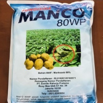 Manco 80 WP 1 Kg mankozeb Fungisida protektif anti jamur tanaman