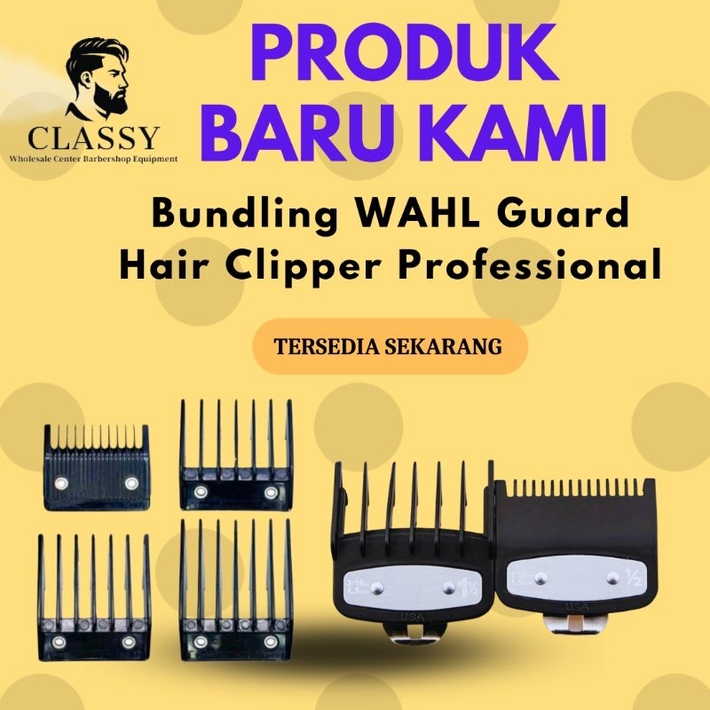Sepatu Clipper Guard Hair Clipper Nomor 1-4 Ukuran 0.5 & 1.5 mm