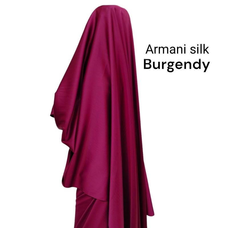 kain Armani silk/kain furing/bahan gamis gaun atasan