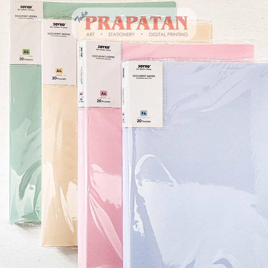 

STAR Joyko Document Keeper A4F4 File Organizer Clear Holder Map