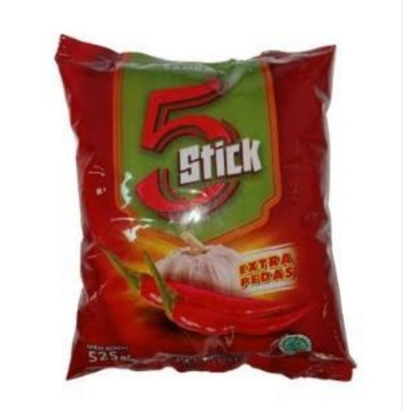 

saos lima stik extra pedas kemasan 525 gr