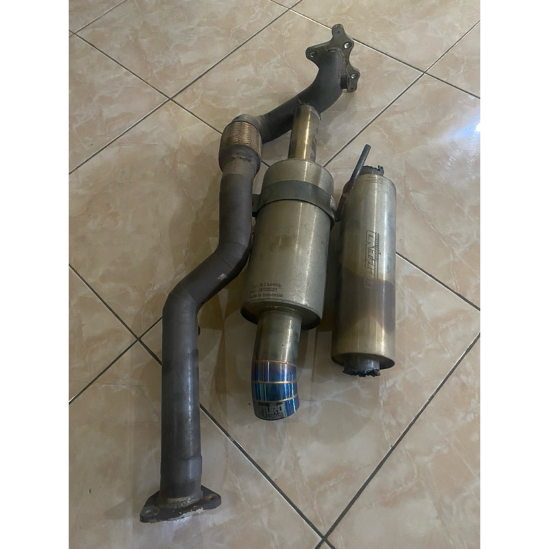 knalpot mobilio / brio new full system