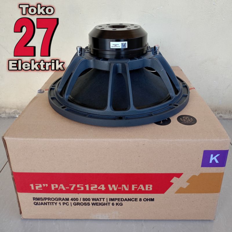 Speaker ACR Fabulous 12 inch PA 75124 W-N