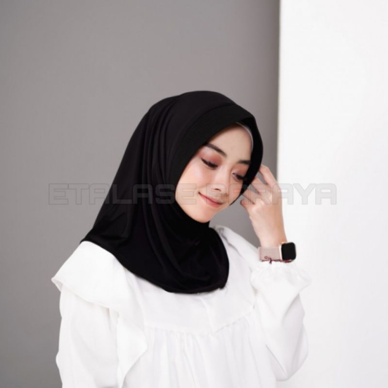 Jilbab sport, Jilbab instan simple, Jilbab geblus tebal jersey, Jilbab kekinian, Jilbab sport olahra