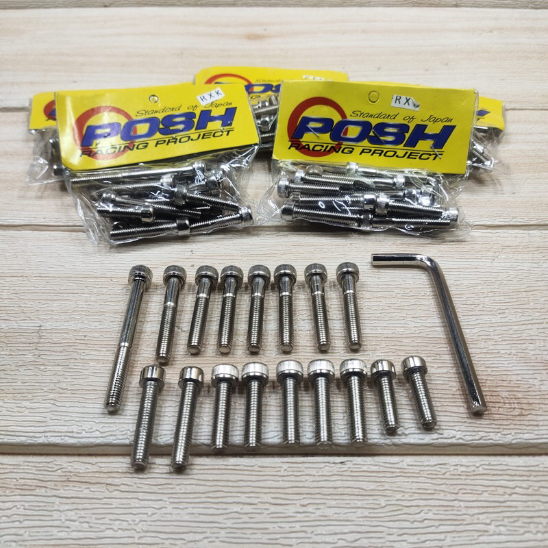 Baut L Bak Kopling RX KING Kalter RXK Set Kanan Kiri POSH