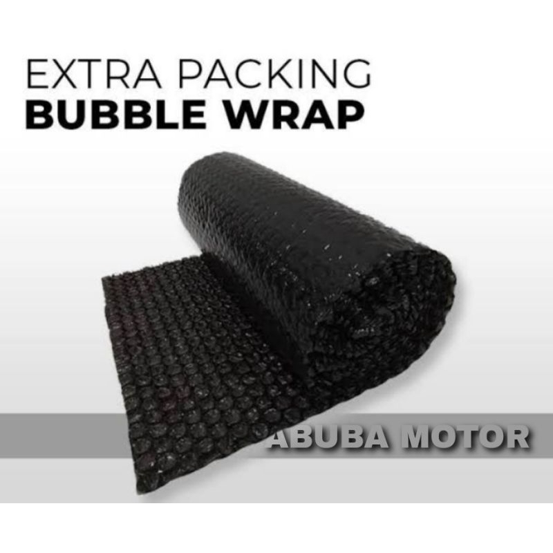 

tambahan bubble warping untuk keamanan barang