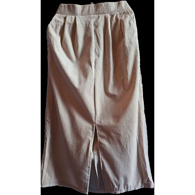 Rok Span Corduroy Velvet Pl