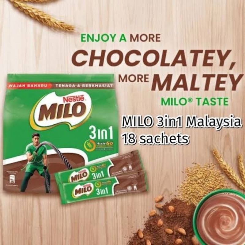 

MILO Malaysia Susu Bubuk Stick - 18 pcs