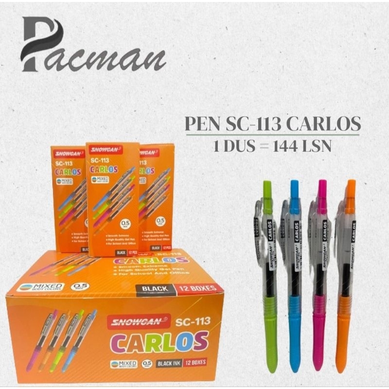 

PULPEN GELL PACMAN CARLOS x kokoro / pen x kokoro 0.5mm