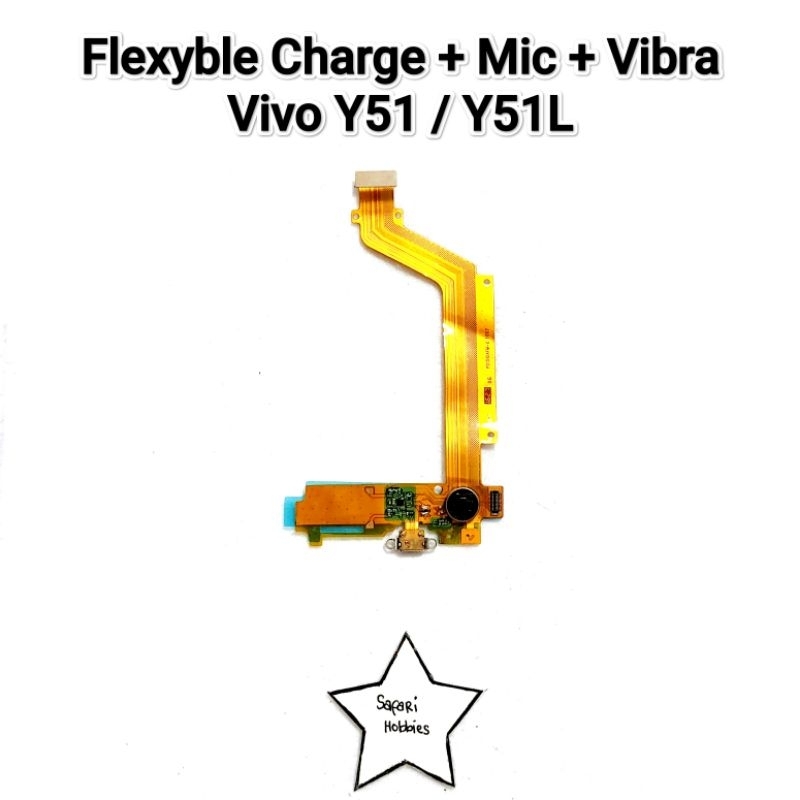Flexyble Vivo Y51 / Y51L Konektor Charger+Mic