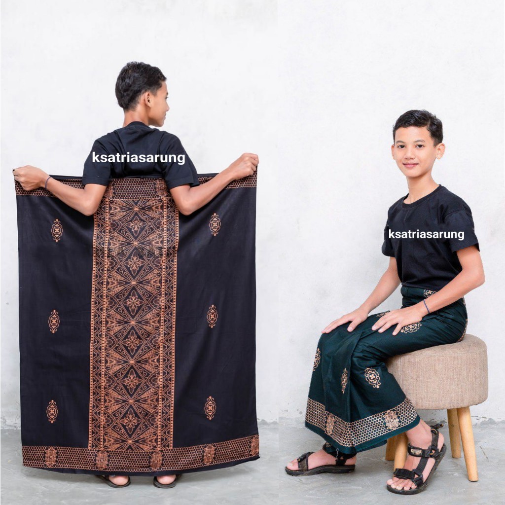 Sarung Anak SD/SMP Kang Santri -Wkstore Exclusive - Sarung Batik Santri