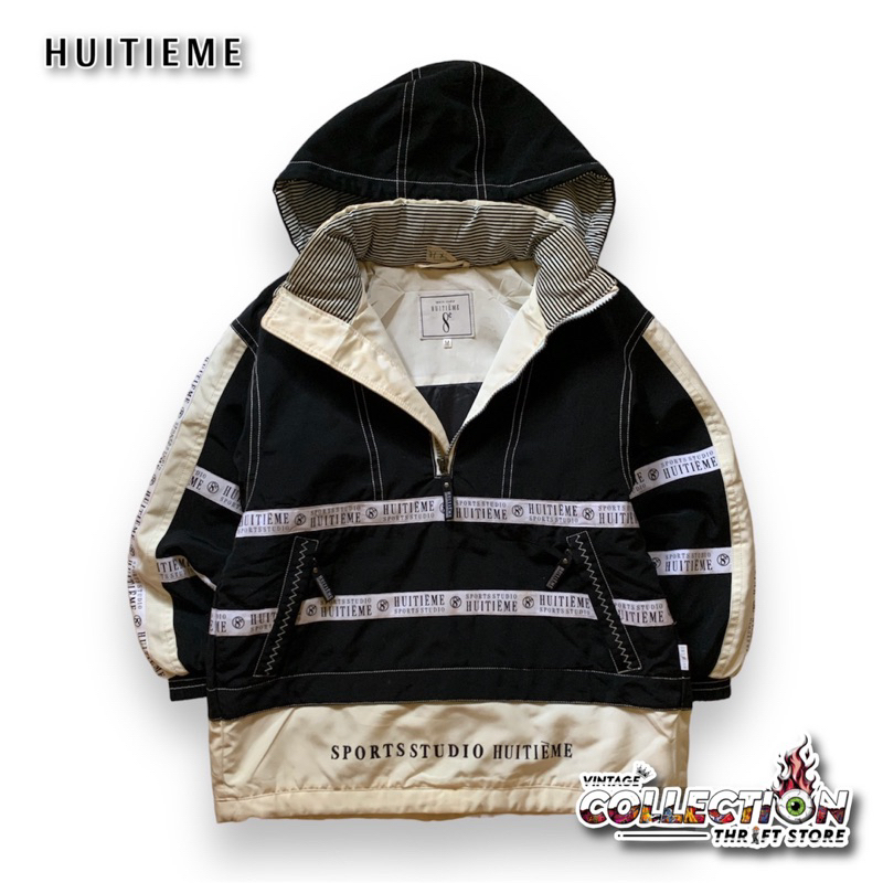 JAKET VINTAGE HALFZIP SPORTS STUDIO HUITIEME 8E BY DESCENTE