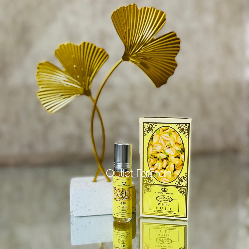 Parfum al rehab White Full Melati 6ml original saudi