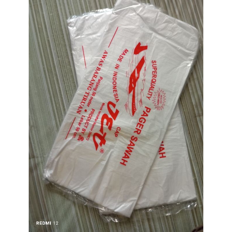 plastik meteran cap jet pagar sawah trenggalek