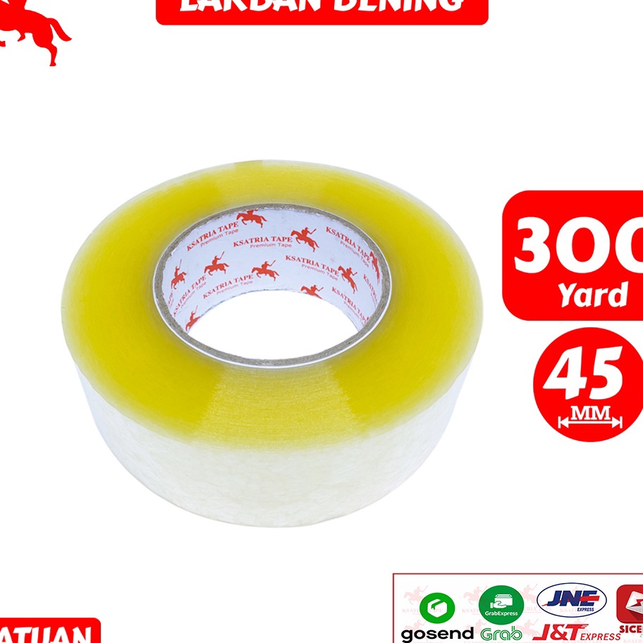 

77 Lakban OPP Tape Lakban Bening Lakban Coklat KSATRIA Tape 3 Yard