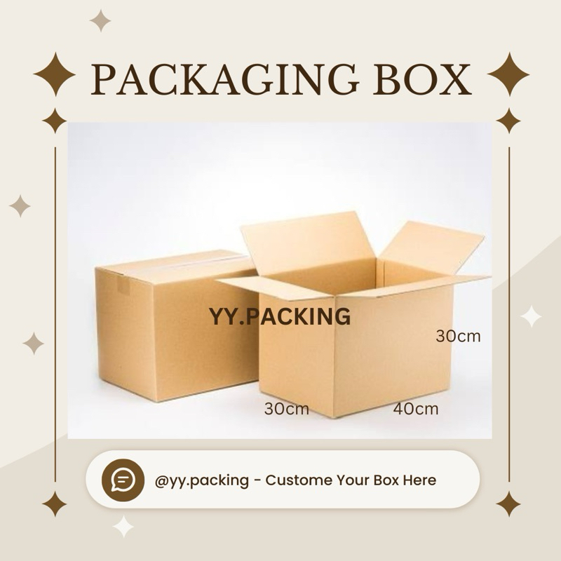 

40 x 30 x 30 B FLUTE || KARDUS PACKAGING || CORRUGATED BOX