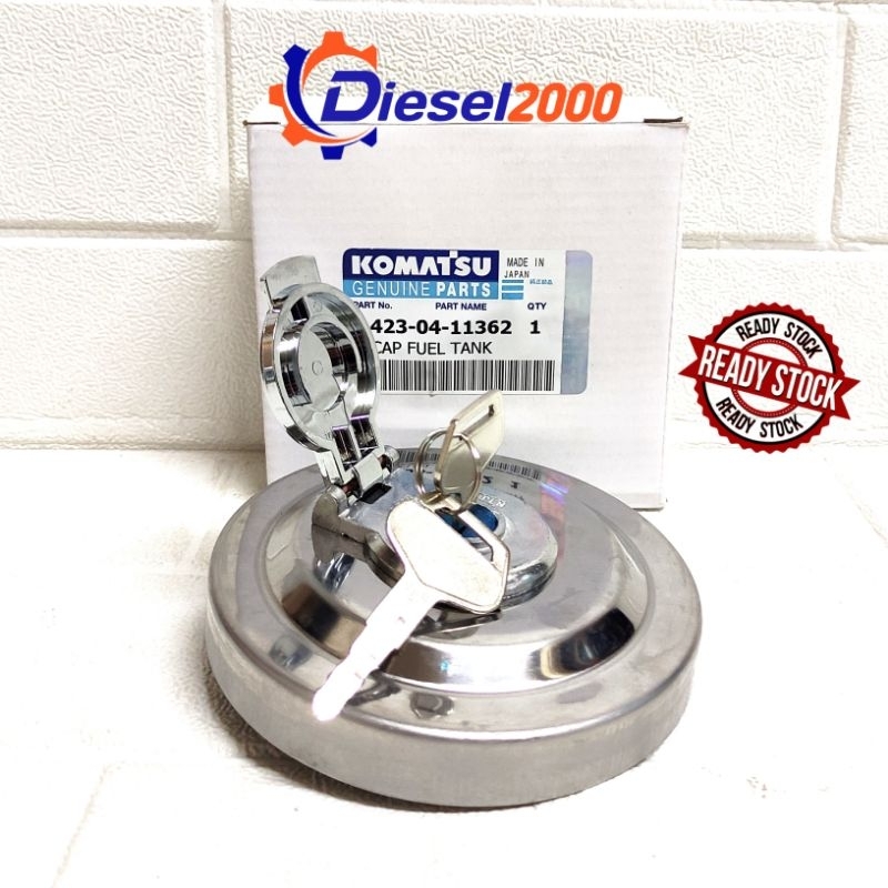 CAP FUEL TANK TUTUP TANKI SOLAR KOMATSU HB205-1M0 HB215LC-1M0 PC30-7 PC35R-8 PC40-6/7 PC45 PC60-6 PC