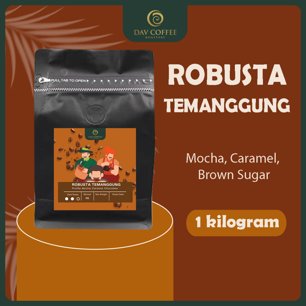 

Kopi Biji Robusta Temanggung 1 Kg (Bisa untuk Kopi Susu)