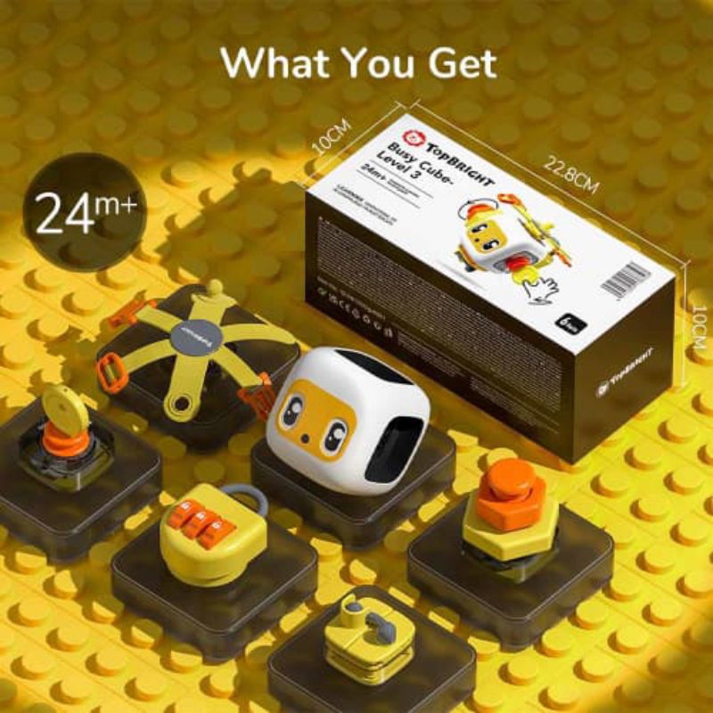 Top Bright Set Mainan Busy Board Level 3