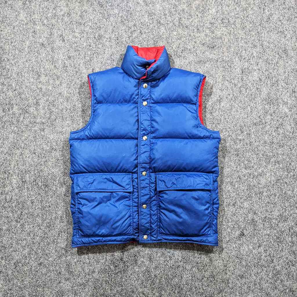 North Pole Bulu Angsa - Rompi Vest Outdoor Reversible Gunung Goose Down Bolak Balik Second Bekas Ori
