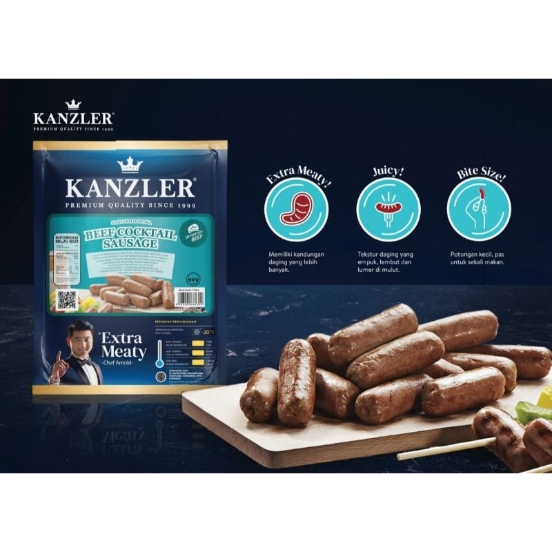 

SOSIS KANZLER BEEF COCKTAIL 250 G