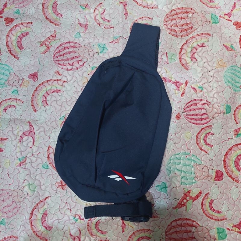 Tas Slempang Slingbag Reebok Navy ORIGINAL
