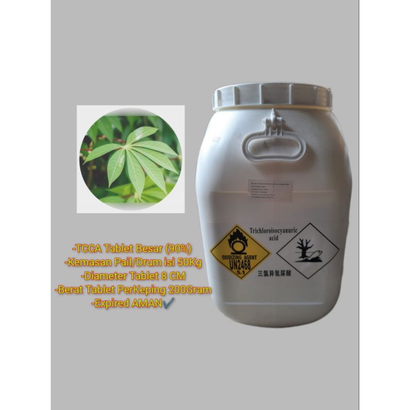 TCCA Tablet Besar / Kaporit Tablet Besar / Kaporit Tablet 50KG