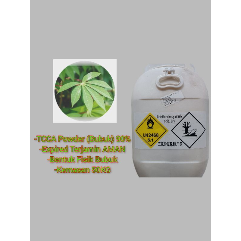 TCCA Powder / Kaporit Bubuk / Obat Kolam Renang 50KG