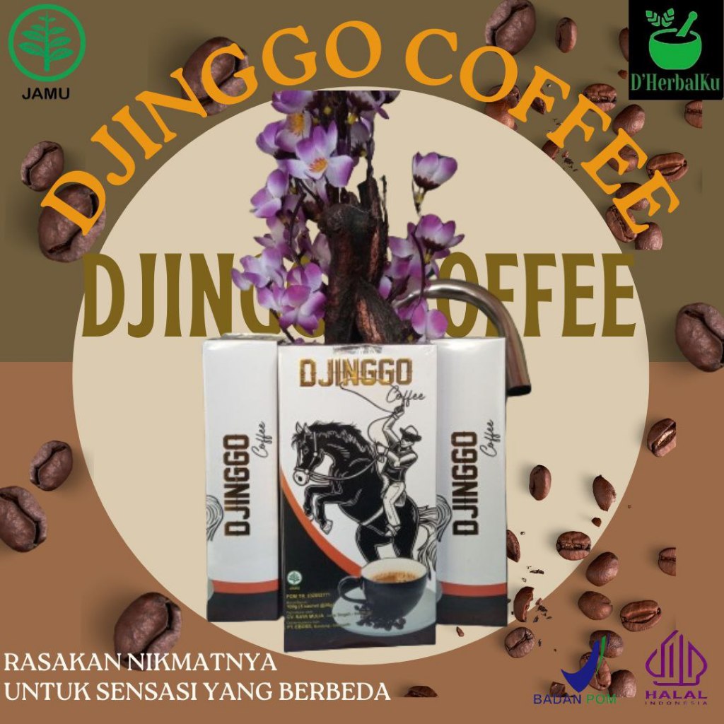 

Djinggo Coffee kopi kesehatan 1 box isi 5 sachet